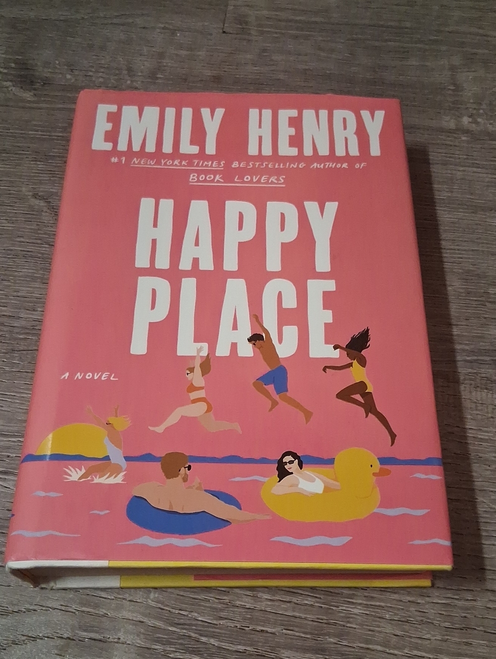 Emily Henry "Happy Place" Pink Hardcover Novel